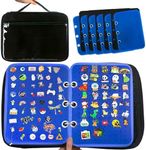 Mi Ya Mi Lai 6 Blue Pages Pin Books For Collectors, Enamel Pin Display Pages Pin Carrying Case, Travel Brooch Pins Display Bag(Not Include any Accessories)