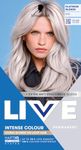 Schwarzkopf LIVE Intense Colour B15 Platinum Blonde, Long-lasting Permanent Blonde Hair Dye, Iconic Blondes on Lighter Hair, With Extra No-Brassiness Gloss