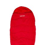 Berghaus Mondo Adult POD Sleeping Bag for Adults, Teens, Kids, 1 Person, 3 Season, Oval Shaped, Spacious, Warm, Indoor & Outdoor Use, Camping, Hiking, Backpacking, Travelling, Carrybag (Red)