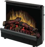 Dimplex DFI Series 23" Log Set Electric Fireplace Insert with Remote (Model: DFI2310), 4695 BTU, 120 Volt, 1375 Watt, Black