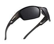 PUKCLAR Polarised Sports Sunglasses for Men Women Driving Sunglasses Cycling Running Fishing Goggles Frame