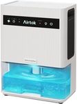 Airtok 3L Dehumidifier, Dehumidifier for Home, 350 sq.ft Quiet Dehumidifier for Bedroom with Timer, Auto-Defrost, Auto Shut Off, 7 Colors LED Light, for Wardrobe, Bathroom, Closet, RV