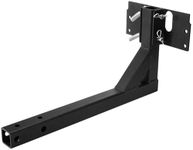 Racewill 2" Receiver Hitch Mount Heavy Duty Carbon Steel Receiver Tube Bracket for ATV Broadcast Spreader Seeder