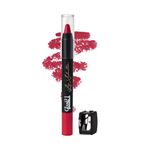 Glam 21 Lip Seduction Non- Transfer Crayon Lipstick up to 12 Hours Stay | Lightweight & Longlasting|Creamy Matte | Smudge Proof - 2.8gm| Magenta Love | 20