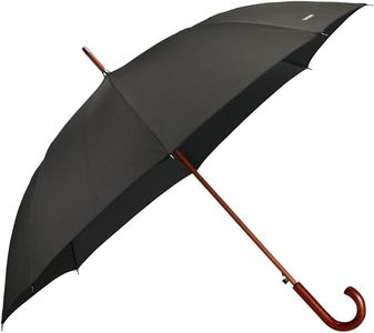 Samsonite Classic Wood Umbrella, Black – Small Size