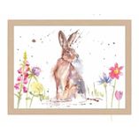 Tamersgifts Cushioned Laptrays Lap Tray TV Dinner Bean Bag Padded Cushion Gift (Countryside Hare Laptray)