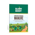 BloomBuddy Enriched Organic Fertilizer Manure For Plants 900G – Organic, Odor-Free, More Effective Than Vermicompost and Cow Manure