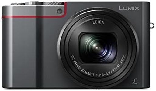 Panasonic LUMIX DMC-TZ101EGS Travelzoom Kamera (20,1 MP, 10x Zoom LEICA Objektiv, 4K, Sucher, 3-Zoll Touch LCD, silber)