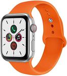 Compatible for Apple Watch Band 38mm 40mm 41mm 42mm 44mm 45mm 46mm 49mm Soft Silicone Sport Strap Compatible for Apple iWatch Ultra 2 Ultra Series 10/9/8/7/6/5/4/3/2/SE 2/SE