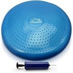 CampTeck U6765 Air Stability Wobble Cushion Inflatable Balance Cushion Board with Improved Hand Pump for Core Training, Agility, Gym Workouts, Yoga, Comfortable Sitting etc – Blue, 32cm