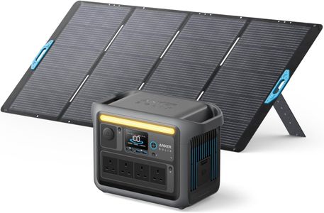 Anker SOLIX C1000 Portable Power Station – 1800W Solar Generator, 400W Panel, LiFePO4 Battery, 4 AC Outlets