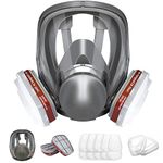 ANUNU Full Face Respirator 6800 full Respirаtor with 6001 Filter for Paint, Against Dust, Chemicals, Polishing, Car Spraying,Sanding, Cutting, Industry, Woodworking