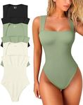 OQQ Women's 3 Piece Bodysuits Sexy 