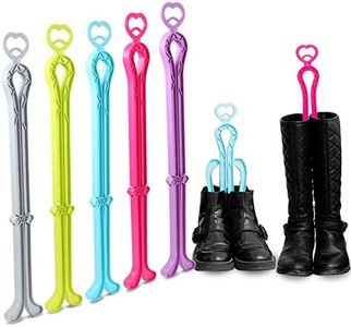 ONEDONE Folding Boot Shaper Stands Boots Knee High Shoes Clip Support Stand -5Pack
