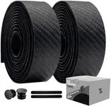 Bike Handlebar Tape, Black Bicycle Bar Tape, Bike Grip Tape 2.5mm Thick EVA Road Bike Handlebar Tape of Comfortable Non-Slip Shock Absorption for Road Cycling, Mountain Biking(2 Rolls Per Set)