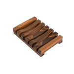 Yebazy Wooden Soap Holder, Soap Dish Wood, Wooden Soap Dish for Shower, Wooden Soap Dish for Kitchen, Ensure Soap Bars Remain Dry Clean & Easy to Clean