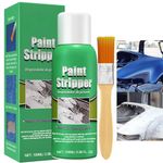 100ml Paint Remover Spray with Brush,Heavy Duty Paint Stripper for Metal,Concrete,Tiles&Wood,Best Paint Strippers for Automotive&Surfaces,No Damage Formular,Polish&Brighten,Waterproof,Easy to Carry
