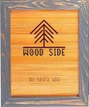 Rustic Wooden Poster Picture Frame 11x17 - Natural Solid Eco Distressed Wood for Wall Mounting Photo Frame - Grey