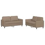 'vidaXL Faux Leather 2 Piece Sofa S