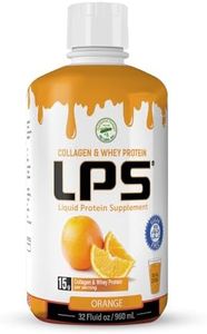 Nutritional Designs LPS Liquid Collagen & Whey Protein Supplement - Sugar-Free Non-GMO Drink - Promotes Healthy Skin & Hair for Men & Women (Orange)