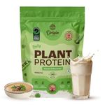 Origin Nutrition 100% Natural Plant Based Protein Powder, 975 gm, Ranked Best Vegan Protein, European Pea Protein Isolate & Pumpkin Seed, Unflavoured with 25g per Protein Per Serve
