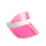 Bramble Neon Sun Visor Hats for Women and Men Unisex Bright Colours - for Sports, Pub Golf, 80s Fancy Dress, Festivals, Stag Do, Hen Party (1, Pink)