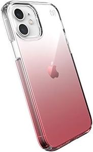 Speck Products Presidio Perfect-Clear Ombre iPhone 12, iPhone 12 Pro Case, Clear/Vintage Rose