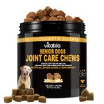 Senior Dog Joint Care | Dog Joint Supplements With Glucosamine and Chondroitin High Strength, Turmeric, Salmon Oil For Dogs Omega 3, Vitamin E and Green Lipped Mussel For Dogs| Dog Treats (120 Count)