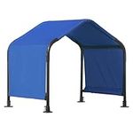 ShelterLogic 2.5' Outdoor Pet Shade, Versatile Pet Canopy Tent for Small-Breed Dogs, Cats, Small Animals and Livestock, Blue