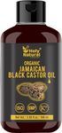 Holy Natural - The Wonder of World Organic Jamaican Black Castor Oil For Hair, Eyelash, Eyebrow & Skin, Cold Pressed, 100ml