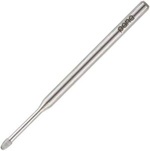 Premium PANA 3/32" Cuticle Clean Nail Carbide Bit for Professional, Nail Salon, Nail Trimmer, Under Nail Cleaner, Electric Drill Machine, Manicure Tools (Silver-Snake Head, Fine)