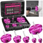 Kolvoii 6 Pcs PVC Pipe Reamer, PVC Fitting Saver for SCH 40, Plastic Pipe Fitting Reamer with a 11.5‘’ Hex Shaft, PVC Reamer Kit Contains 4 inch, 3 inch, 2 inch, 1-1/2 inch, 1 inch, 3/4 inch