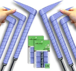 ALIEN PROS Golf Grip Wrapping Tapes - The Game-Changing Golf Club Grip Solution – Refresh Your Grip in Under a Minute (6-Pack Stars Purple)