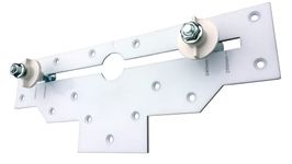 Rawlplug Wash Basin Fixing Kit Wall Mounted | Mounting Kit for Washbasins with Slim Plate and Screws | Bathroom Sink Fitting | Wall Hung Basin | Bathroom Fixtures | R-SFX-M10-300