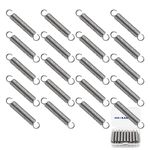 HayEastdor 20PCS Small Extension Spring 1/4 Inch x 1-1/2 Inch SP9600 Stainless Steel Mechanical Springs with Hook Ends HE027