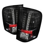 Spyder Auto 5001771 Chevy Silverado 1500 07-13 2500HD/3500HD 07-14 GMC Sierra 3500HD Dually Models 07-14 (Does Not Fit 2010 Model With Dual Reverse Socket 921 Bulb) LED Tail Lights - Black