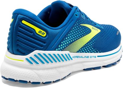 Brooks Men’s Adrenaline GTS 22 Running Shoes, Blue/White – Size 11 UK