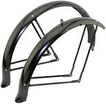 Alta Bicycle 26" Flared Standard Balloon Fender Set, Multiple Colors (Black)