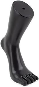 Framendino, Black Mannequin Foot Display Ankle Bracelet Shoe Sock Model Display Plastic for Shop Home