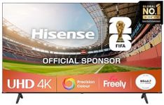 Hisense 65" 65E6QTUK 4K Ultra HD Smart TV AI TV - 4K UHD, Hi-View AI Engine, Precision Colour, AI Smooth Motion, Sports Mode with Freely, Disney +, YouTube, Netflix