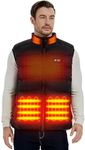PTAHDUS Men's Heated Vest with Batt