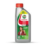 Castrol Activ 10W-30 4T Engine Oil for Bikes with Synthetic Technology (1L) |3X Protection with Actibond Technology | Engine Protection for Bikes | API SN and JASO MA2