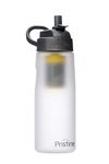 Pristine Water Bottle with Filter for Essential Protection While Travelling, Camping, Hiking, or Emergency Preparedness, Outdoors and Home Use, BPA-Free, 750 ml