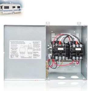 KUTTOLE RV 50 Amp Transfer Switch Automatic Transfer Switch for RV Speedboats Home Standby, PD52 Power Supply 120/240 Volt Dual Protection