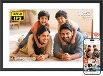 Akimart 32GB 10.1 Inch Digital Photo Frame 1280x800 IPS LCD Touch Screen,Smart WiFi Digital Picture Frame, Auto-Rotate Portrait and Landscape, Share Moments Instantly via Frameo App from Anywhere