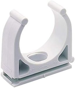 fischer - Clip Ft 32. Clip o abrazadera de pvc para la fijación de cables. (100 unidades)