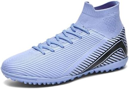 SKENGO Unisex-Adult Soccer Cleats Mens Womens Turf Soccer Shoes Youth AG TF Training Football Cleats Lightweight High-top Football Boots Indoor Outdoor