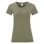 Fruit of the Loom Women's T-Shirt, khaki, S