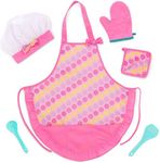 Play Circle – Play Kitchen For Toddlers – Baking Set – Chef'S Hat & Apron – Pretend Play – Ages 3 Years Old & Up – Smart Cookie Chef's Apron