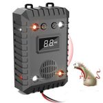 HONGXIAN Vehicle Ultrasonic Mouse Repeller,Rodent Pest Animal Deterrent,Get Rid of Mice,LED Strobe Lights,battery operated Mice Repeller, Rodent Scare for indoor, outdoor and garden